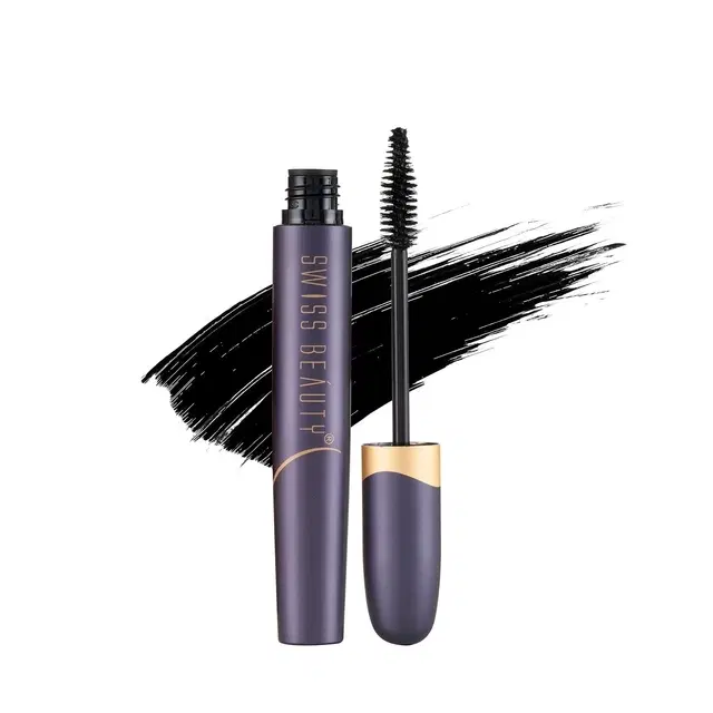 Swiss Beauty Super Lash Mascara, Shade- Black, 7.5 ml