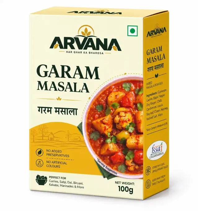 Arvana Garam Masla100 g