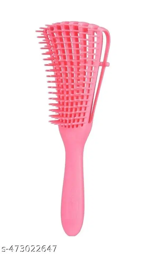 Plastic Hair Detangler Brush, Multicolor