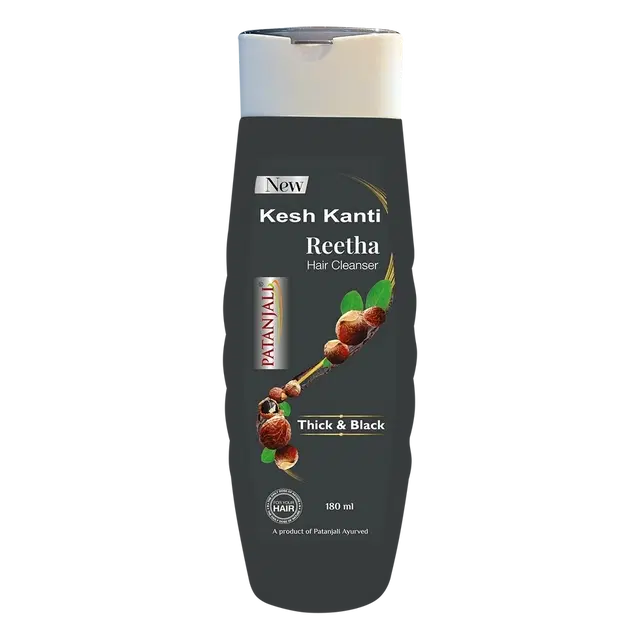 Patanjali Kesh Kanti Reetha Hair Cleanser Shampoo 180 ml