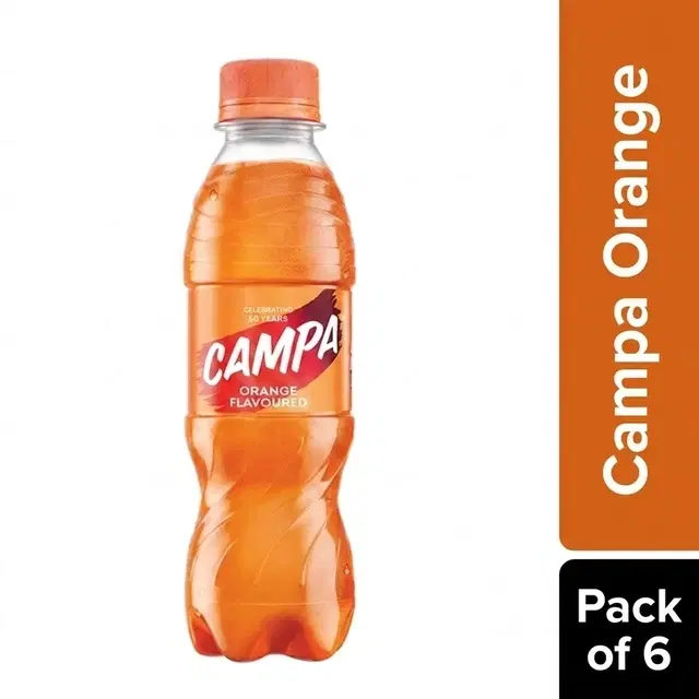 Campa Orange 6X 200 ml -Bottle ( Pack of 6)