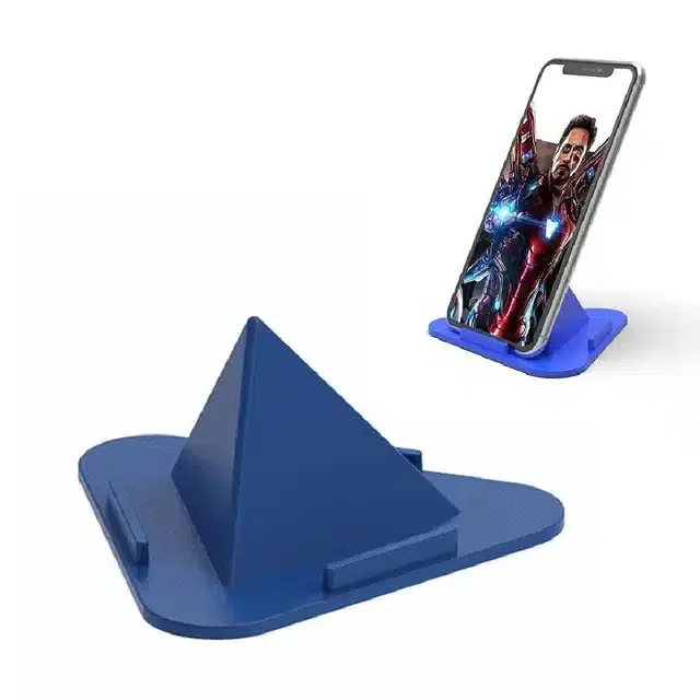 Pyramid Mobile Stand, Navy Blue