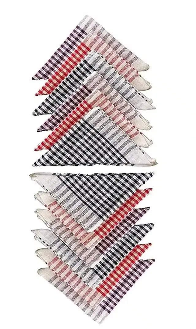 Microfiber Multipurpose Kitchen Napkins, Multicolor, Pack of 12