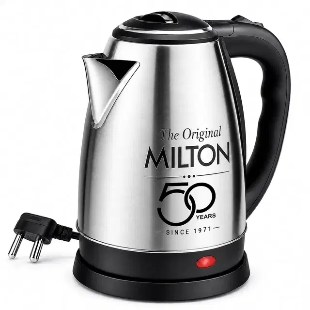 Milton Euroline Go Electro Stainless Steel Electric Kettle 1.2 L