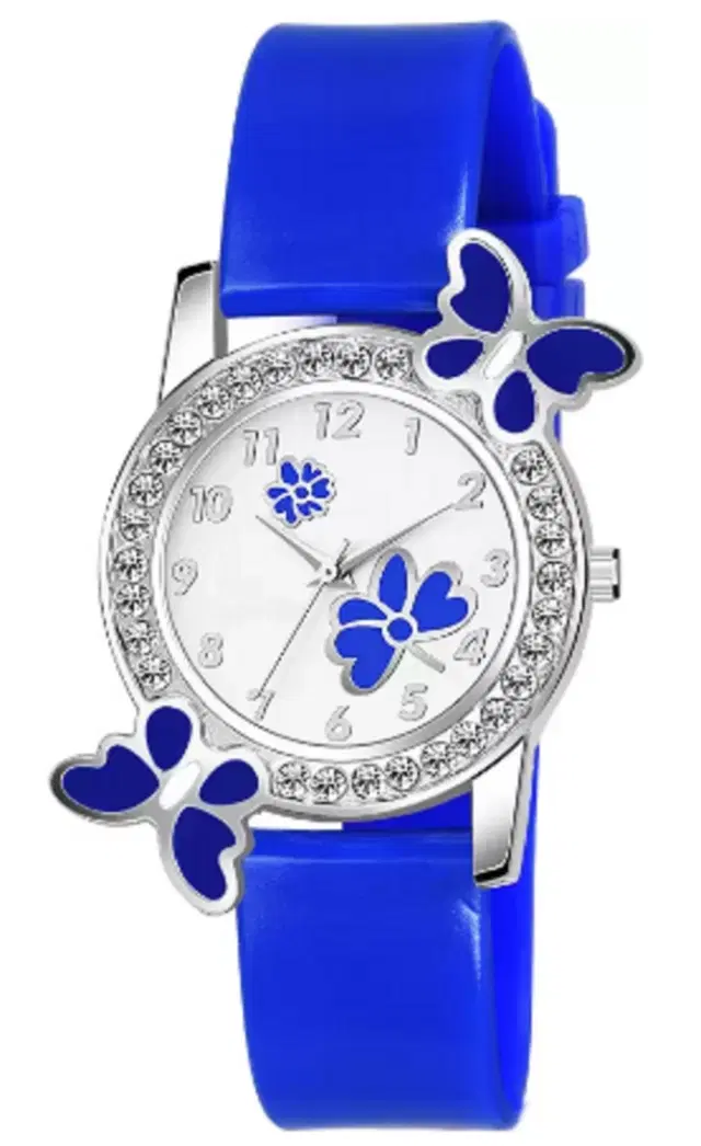 PU Strap Analog Watch for Women & Girls (Multicolor)