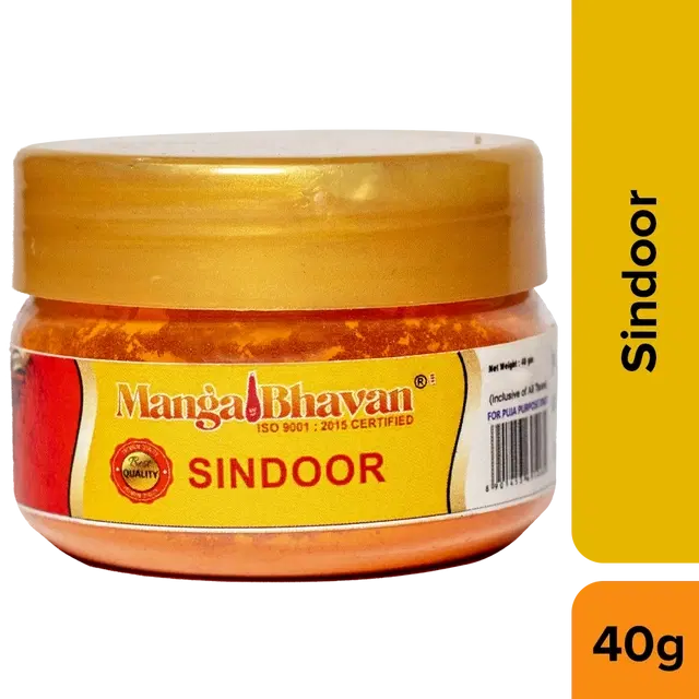 Mangal Bhavan Sindoor - Orange (40 g)