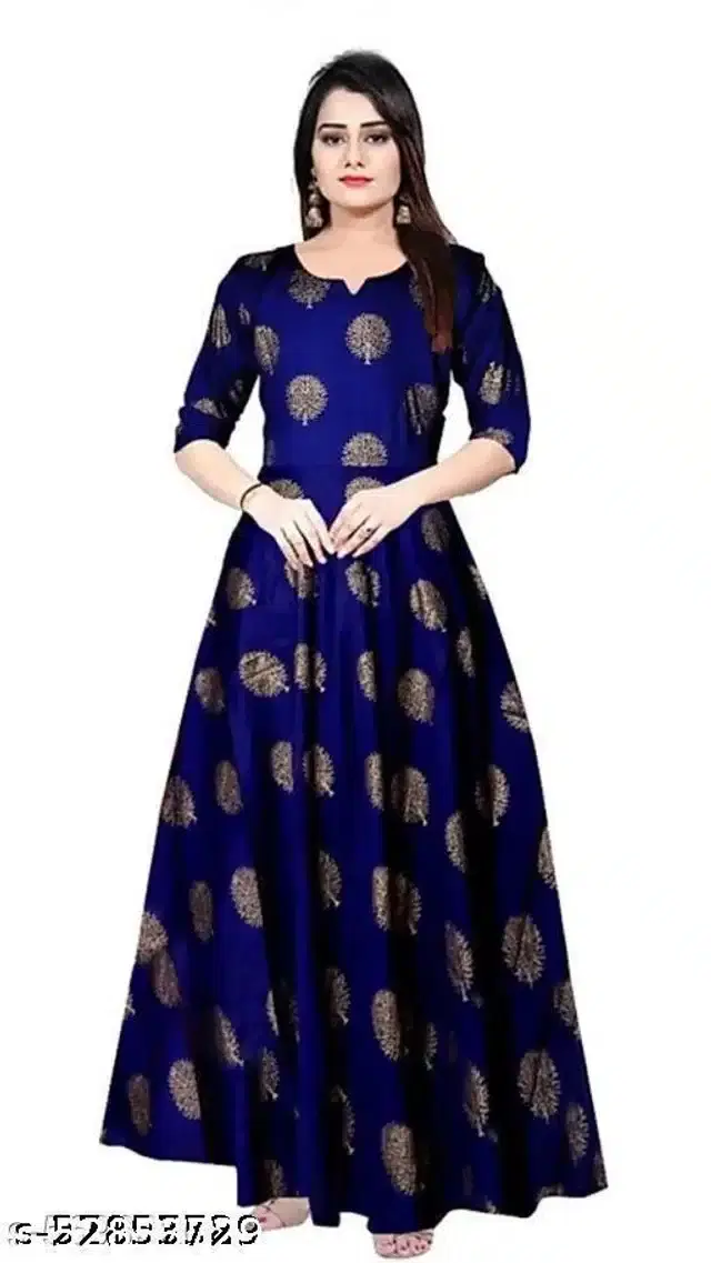 Gown for Women (Blue, M)