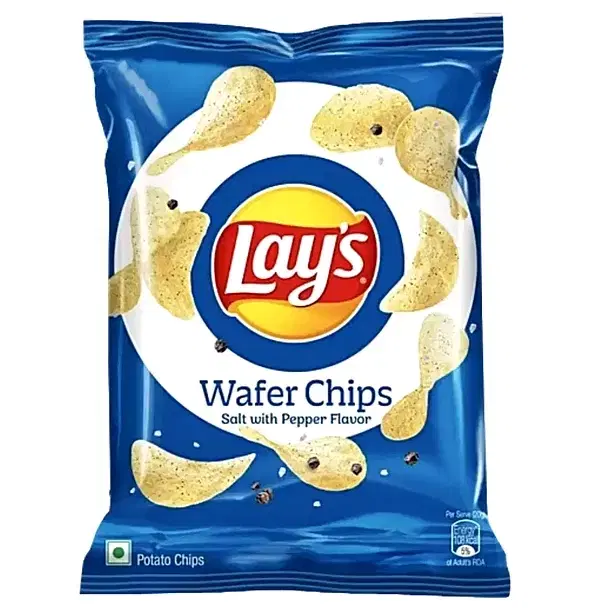 Lay'S Salt With Pepper Wafer Chips 82 g