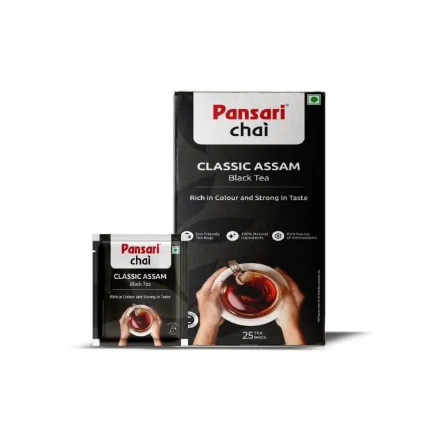 Pansari Chai Classic Assam Tea 1.8 g X 25 Dips