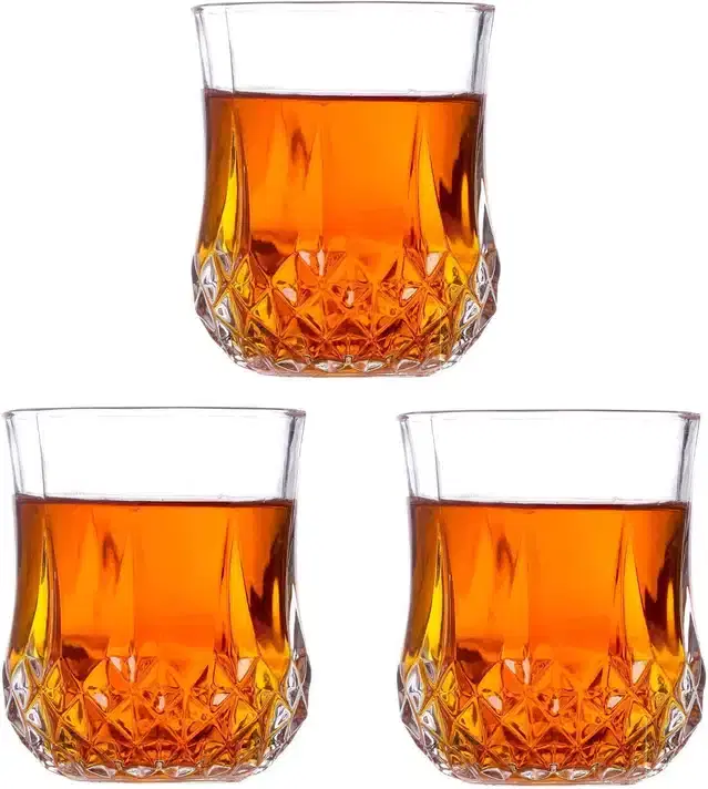 Liquor cum Cocktail Glasses, Transparent, 200 ml, Pack of 3