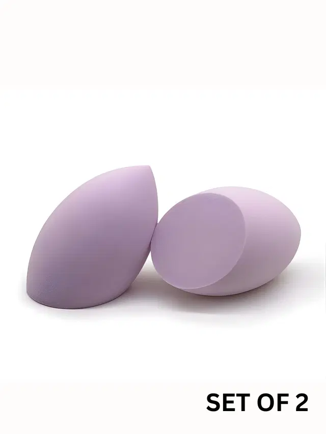 Basicare Set of 2 High Quality Makeup Beauty Blender All In One Non Latex Foundation Sponge Waterdrop