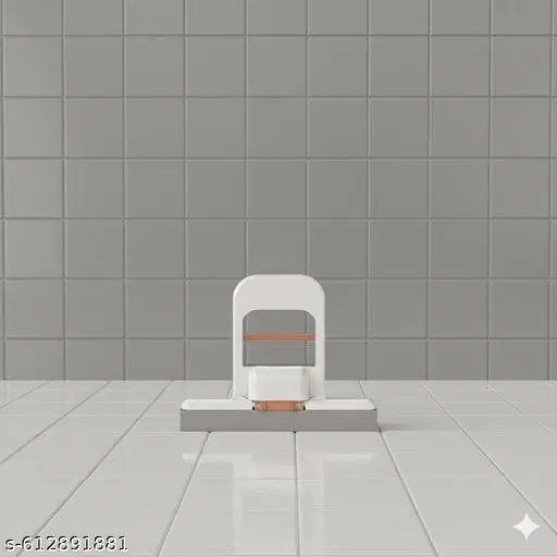 Mini Flat-Head Squeegee & Scrubber | Compact Handheld Window & Tile Cleaner | The Quick-Clean Countertop Tool