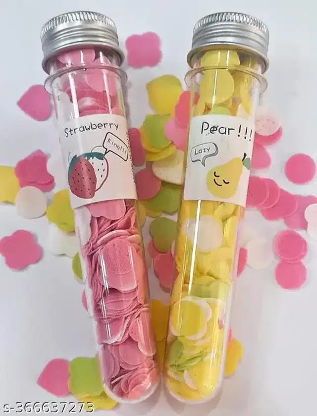 Paper Soap Strips, Pink & Yellow, Pack of 2