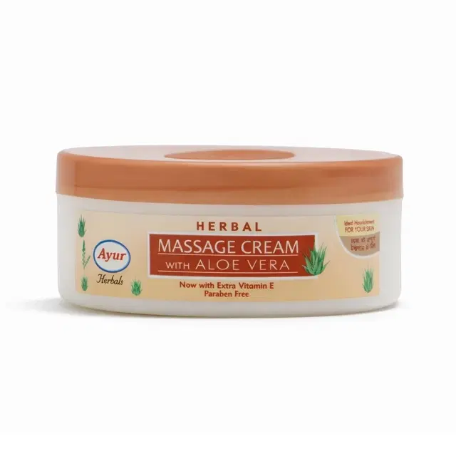 Ayur Herbals Massage Cream with Aloe Vera 200 g