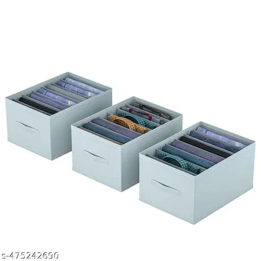 Non-woven Clothes Cover,  (White),  (Pack Of 3)