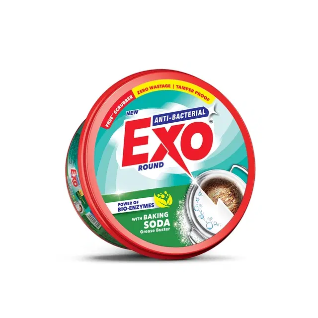 Exo Anti-Bacterial Dishwash Bar With The Power Of Bio-Enzymes And Baking Soda Grease Buster 500 g