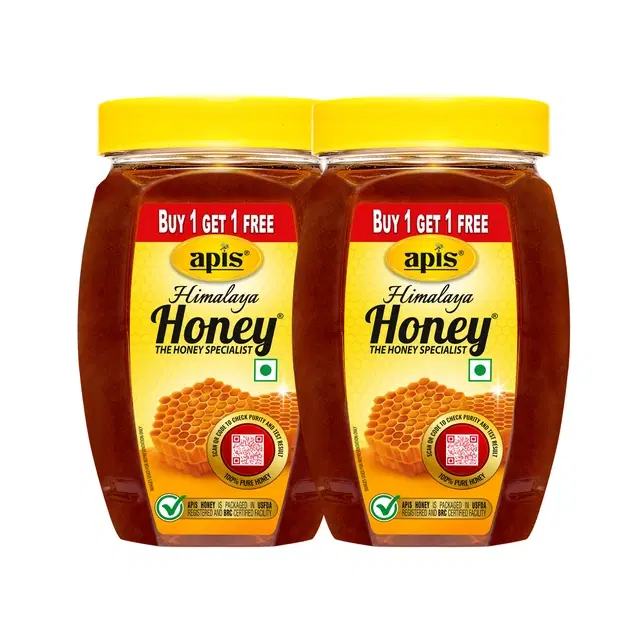 Apis Himalaya Honey 2X500 g (Buy 1 Get 1 Free)