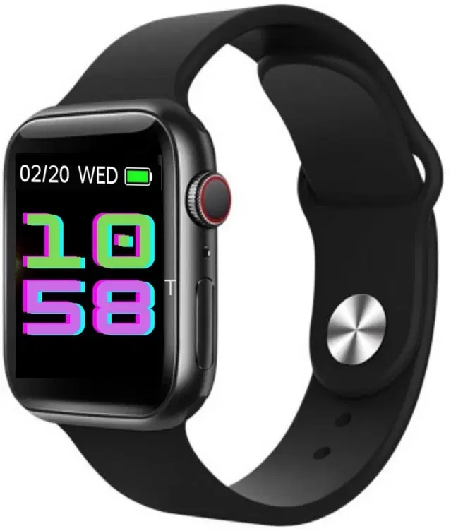 I8 Pro Maxx Smart Watch for Men & Women, Black