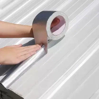 Aluminium Single Sided Self Adhesive Tape, Silver, 5 m