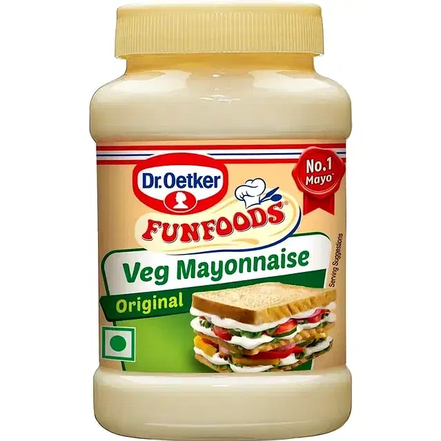 Dr. Oetker Funfoods Veg Mayonnaise Original Eggless 250 g
