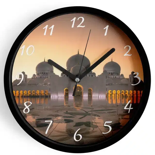 Analog Wall Clock, Multicolor, 7 inches