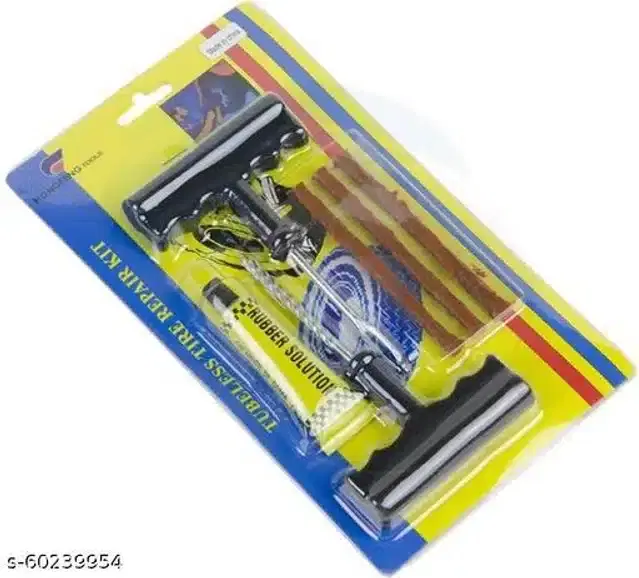 Tyre Puncture Repair Kit, Black