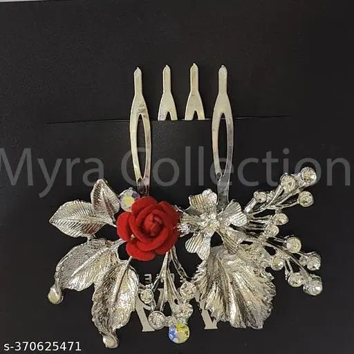 Hair Bun Extension for Women (Silver)