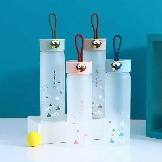 Ximi Vogue Snowflake Penguin Glass 380 ml, Pack Of 1, X-352