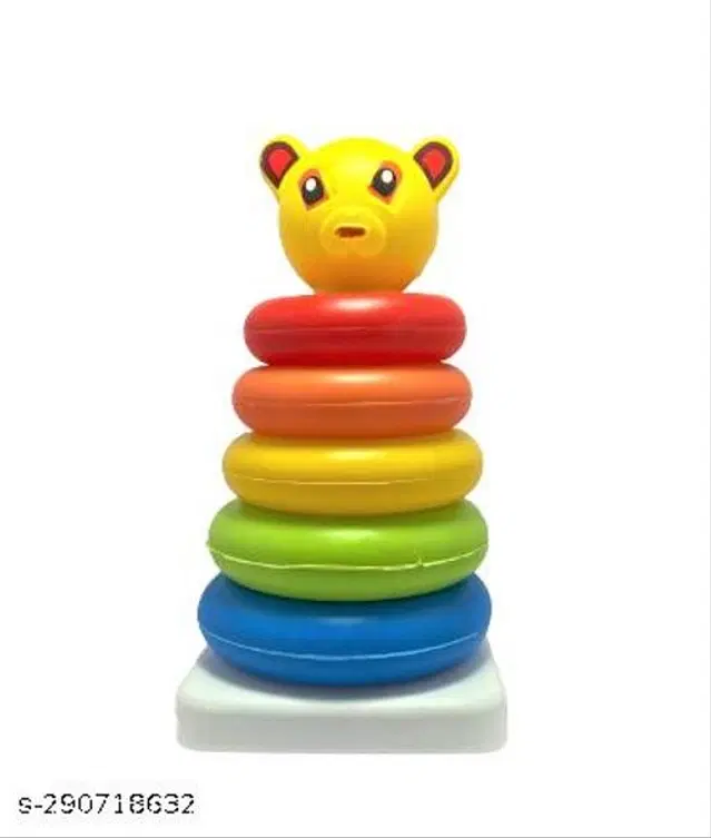 Plastic Playing Rings Toy for Kids, Multicolor