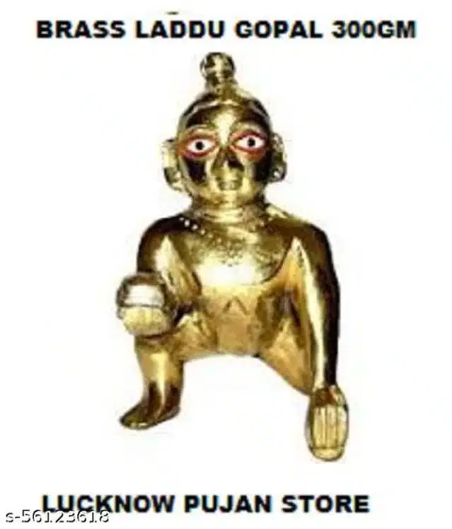 Brass Laddu Gopal Idol, Bronze