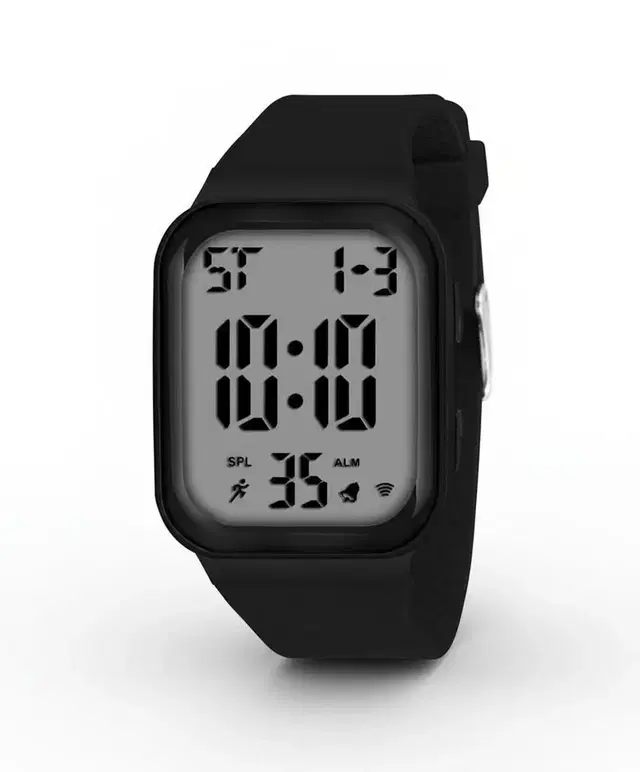 Premium Unisex Digital Watch with Large Display, Alarm and Stylish Black Strap, Pack of 1