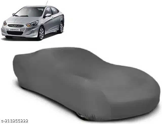 Taffeta Waterproof Car Cover for Hyundai Fluidic Verna, Multicolor