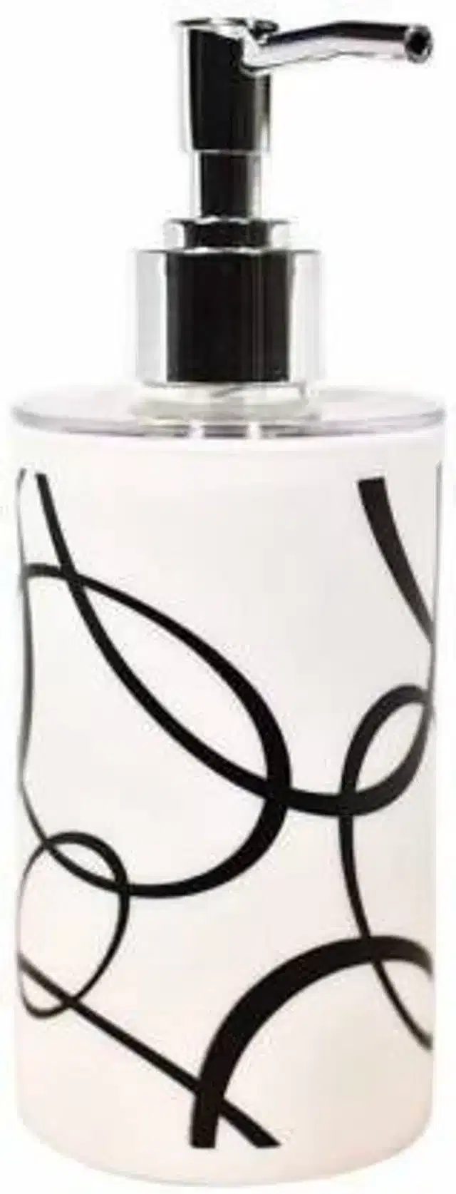 Plastic Soap Dispenser Bottle, White, 250 ml