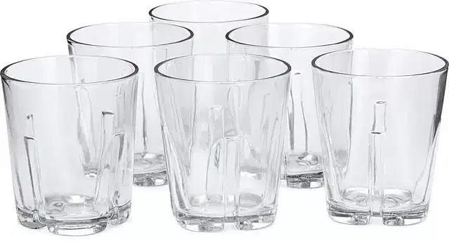 Liquor cum Cocktail Glasses, Transparent, 300 ml, Pack of 6