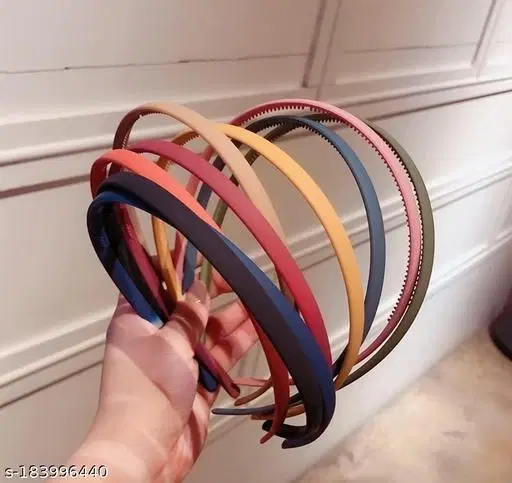 Hair Bands for Women, Pack of 12 (Multicolor)