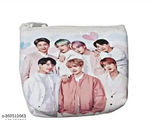 BTS BT 21 Theme Coin Pouch, Multicolor