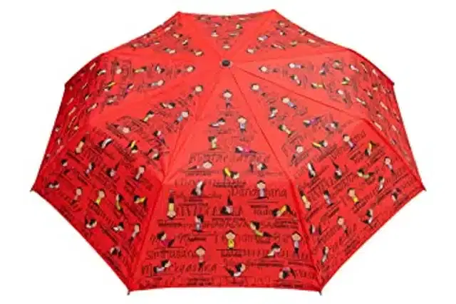 Nylon Printed Umbrella, Multicolor