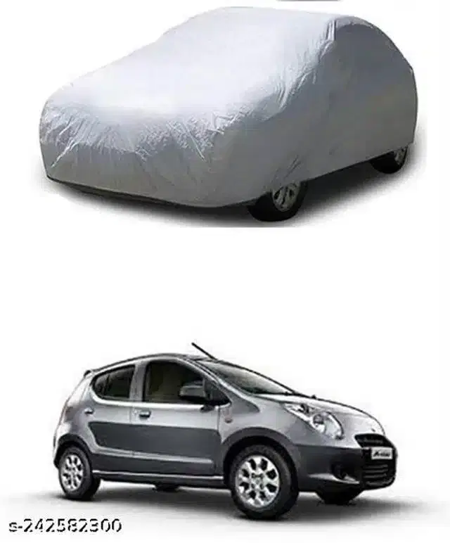 Taffeta Waterproof Car Cover for Maruti Suzuki A-Star, Multicolor