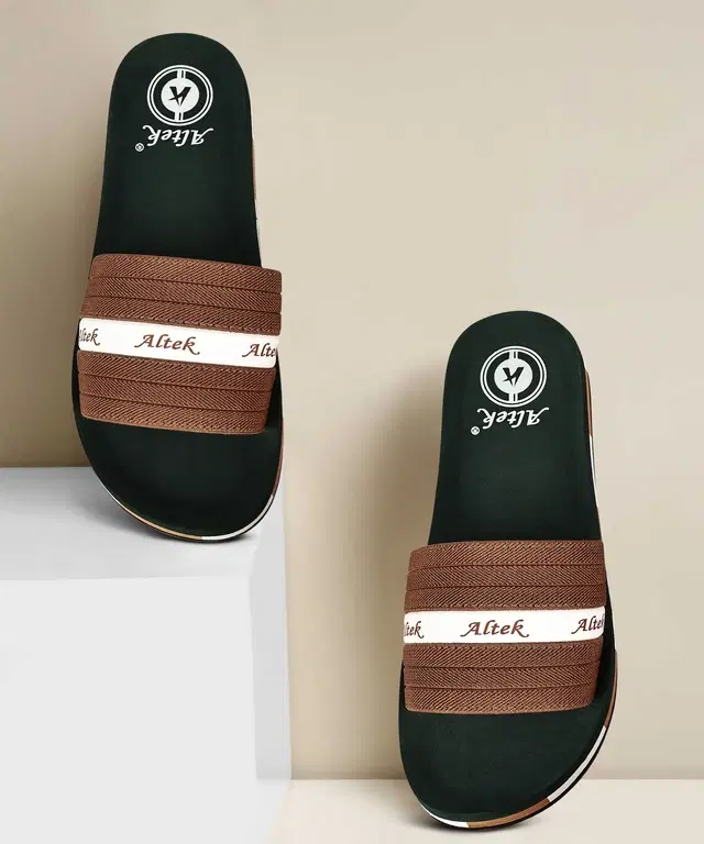 Sliders for Men, Olive (10)