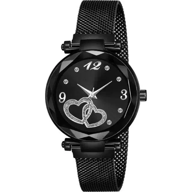 Women's Analog Watches, Pack of 1 (Black)