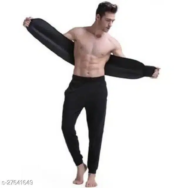 Sweat Belt for Unisex, Black, Free Size