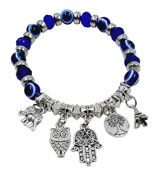 Evil Eye Bracelet for Women & Girls, Blue