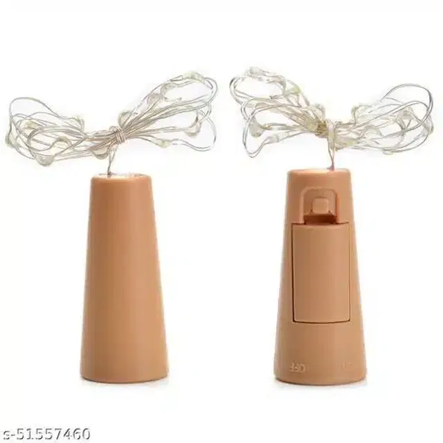 Wire String LED Lights, Multicolor, Pack of 2