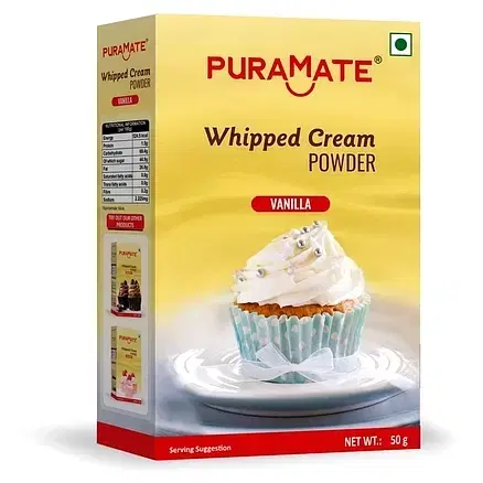 Puramate Vanilla Whipped Cream Powder 100 g