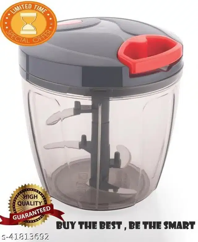 Vegetable Chopper for Kitchen, Black
