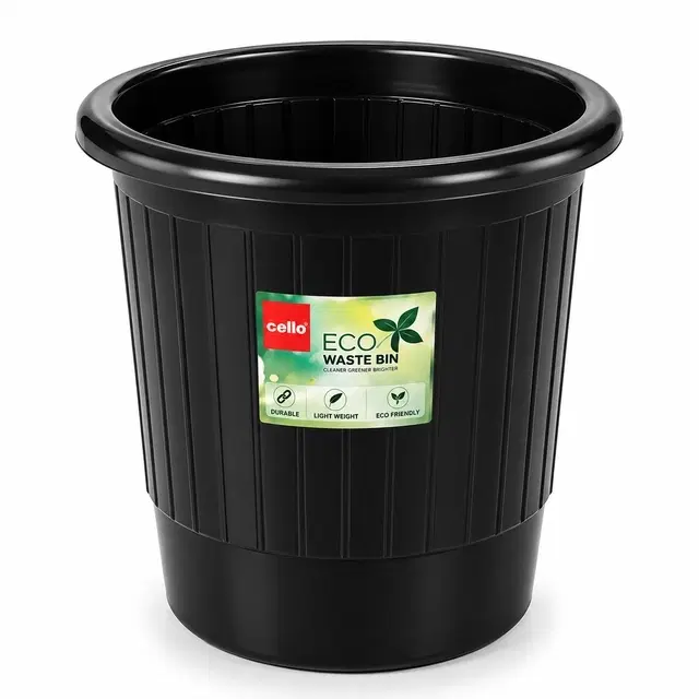 Cello Eco Waste Garbage Dustbin, 8 L, Assorted