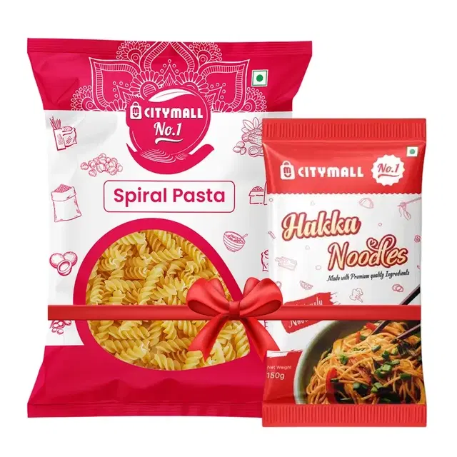 Citymall No.1 Spiral Pasta 750 g + Citymall No.1 Hakka Noodles 150 g