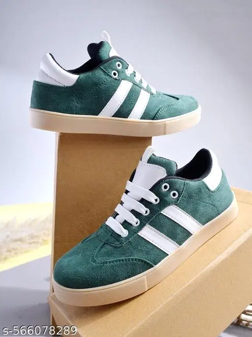 Shoetopia Girls Sneakers Green (10-11 Years)