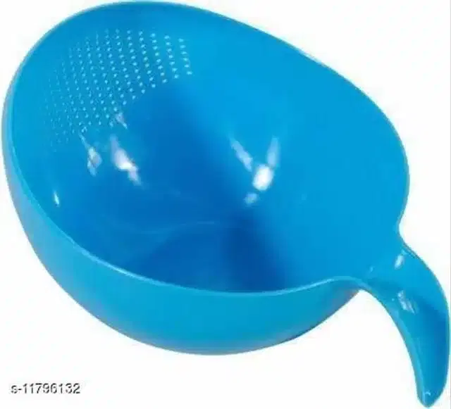 Plastic Food Strainer, Blue