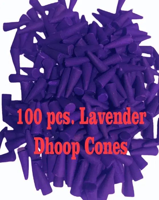 Lavender 100 Pcs Incense Cones